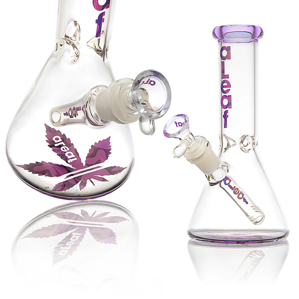 ALEAF GLASS 8" THE ESSENTIAL WATER PIPE - AL1033