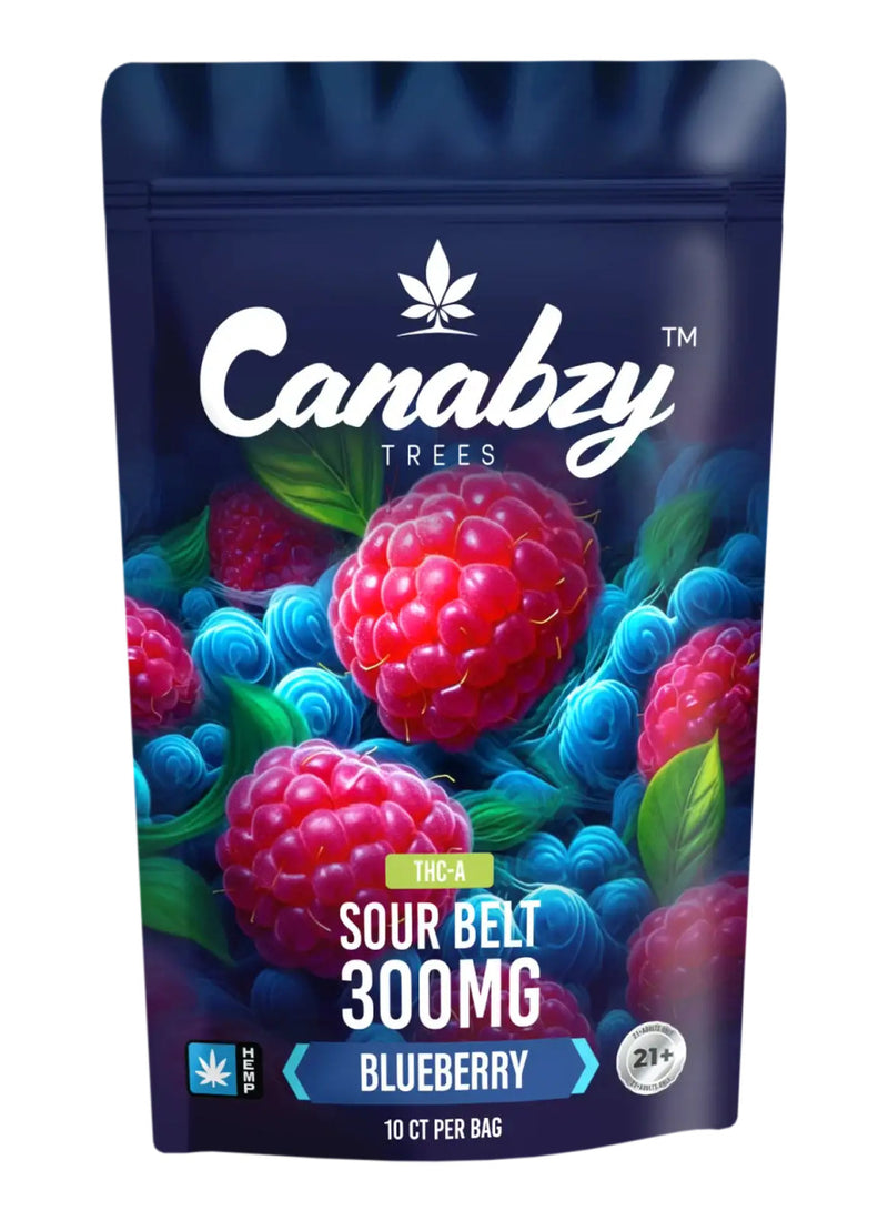 Canabzy THC-A Sour Belts 3000mg