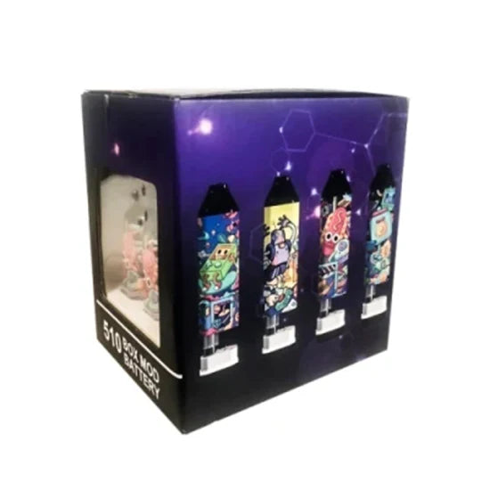 510 Box Mod Battery Vaporizer Starter Kit Hhc Oil Rick Morty Vape