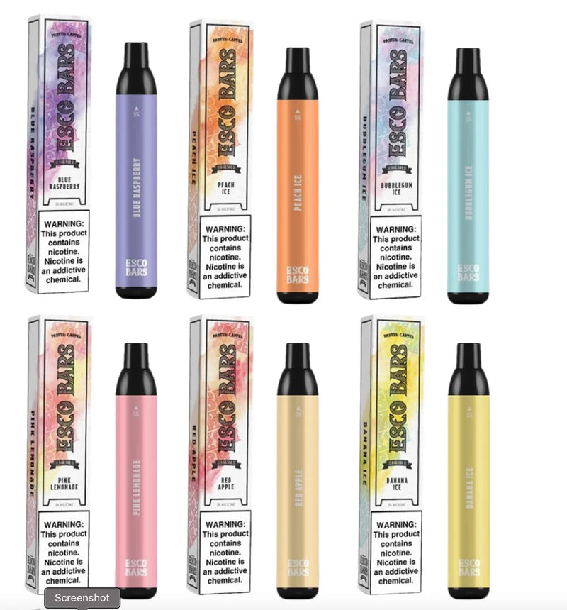 Esco Bars Ripe 2500 Puffs Disposable Vape Device