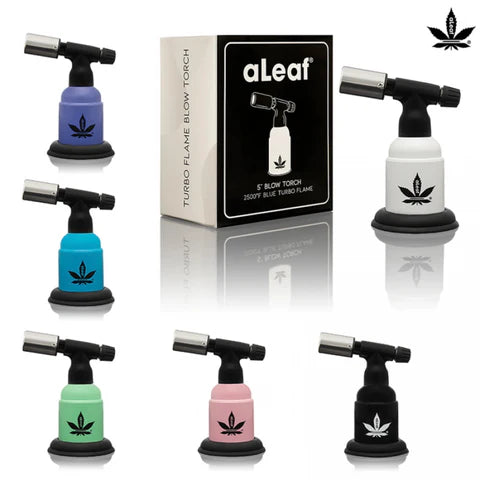 ALEAF® 5" Turbo Blow Torch – Adjustable Flame, Refillable, Compact