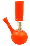 8" Colored Beaker Glass Water Pipe w/ Perc