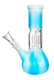 8" Colored Beaker Glass Water Pipe w/ Perc