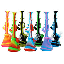 12″ Silicone Machine Gun Water Pipe TK500