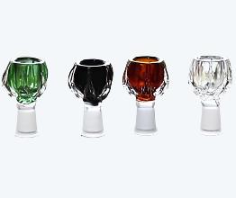 14" Male Glass Bowls