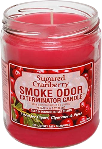 Smoke Odor Exterminator Candle - Sugared Cranberry