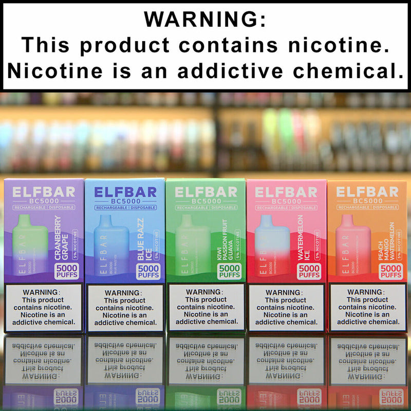 Elfbar BC5000 Puffs Disposables