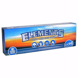 Elements ultra thin rice cones king size