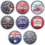 Retro Metal Bottle Cap Sign 35cm