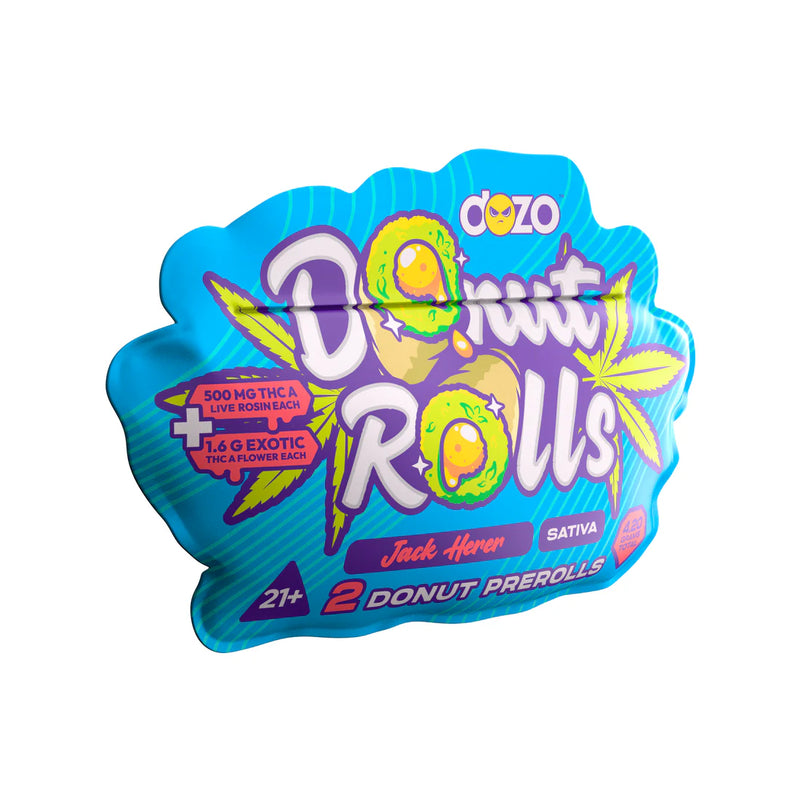 DOZO DONUT PREROLLS + THC-A + LIVE ROSIN + FLOWER - 4.2G