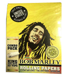 Bob Marley Pure Hemp - Rolling Paper - 33 Tips - King Size