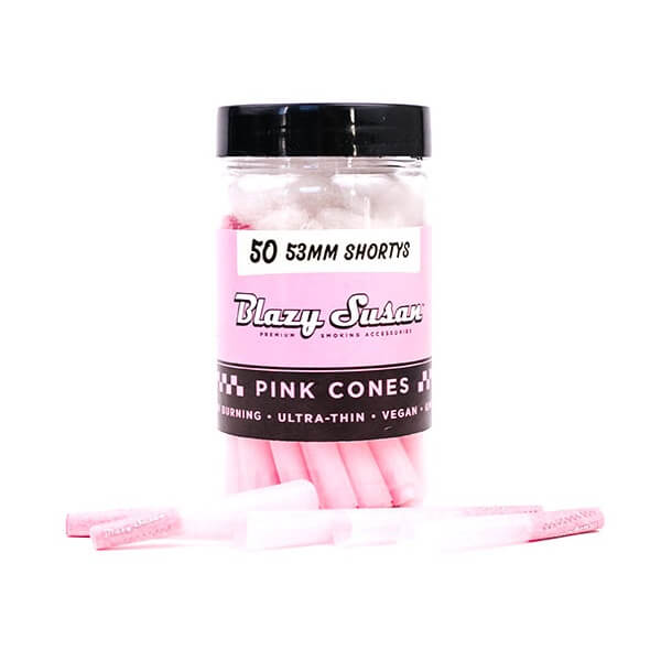 BLAZY SUSAN 53MM SHORTYS PINK CONES 50CT