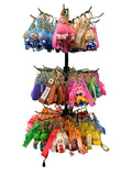 Adorable Character Rubber Keychain in packs of 12 pcs