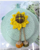 GIRLS STRAW-WOVEN CROSSBODY BAG