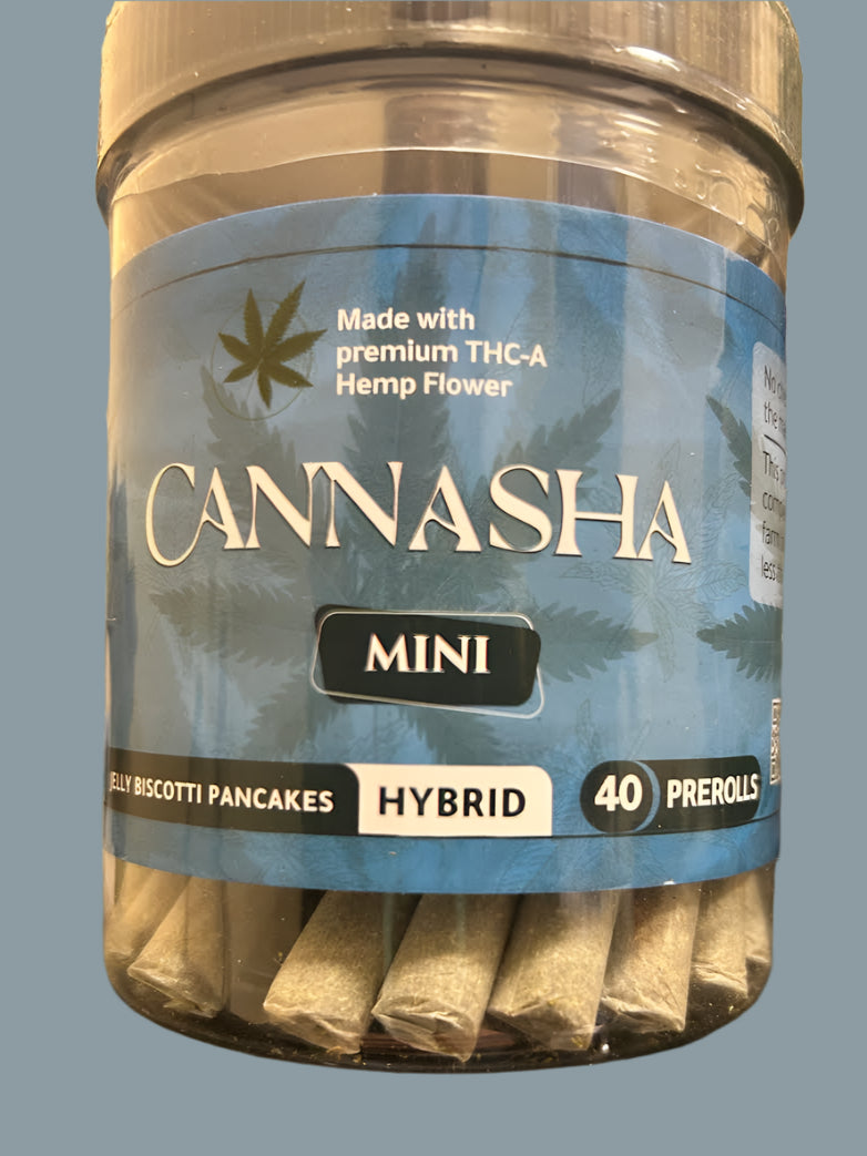 CANNASHA MINI THC-A 40CT PRE ROLL JARS