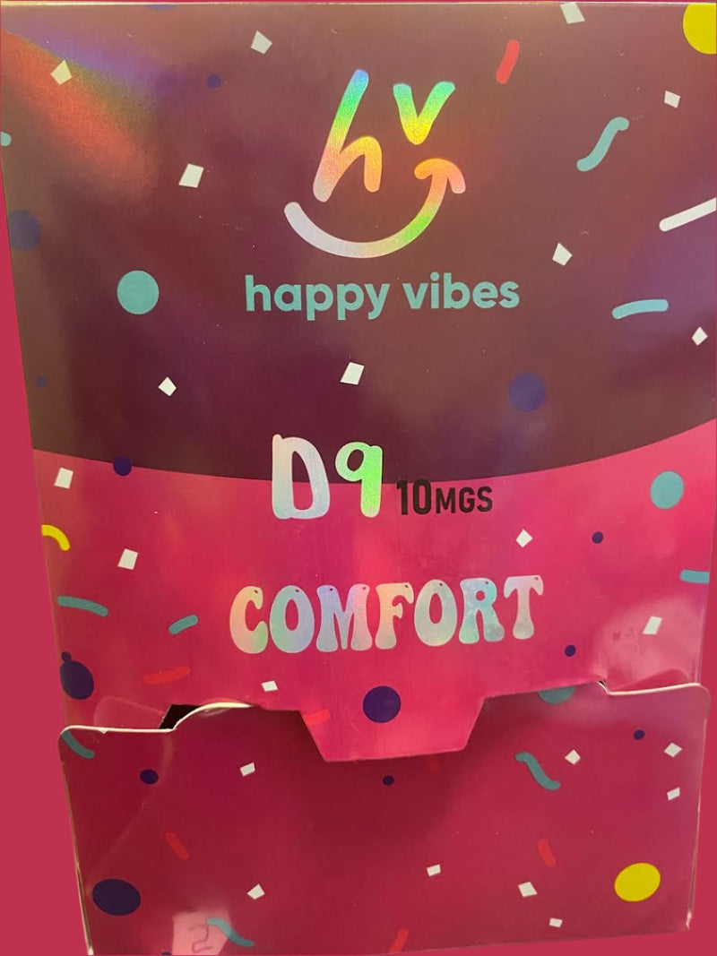 HAPPY VIBES D9 10MGS COMFORT GUMMIES