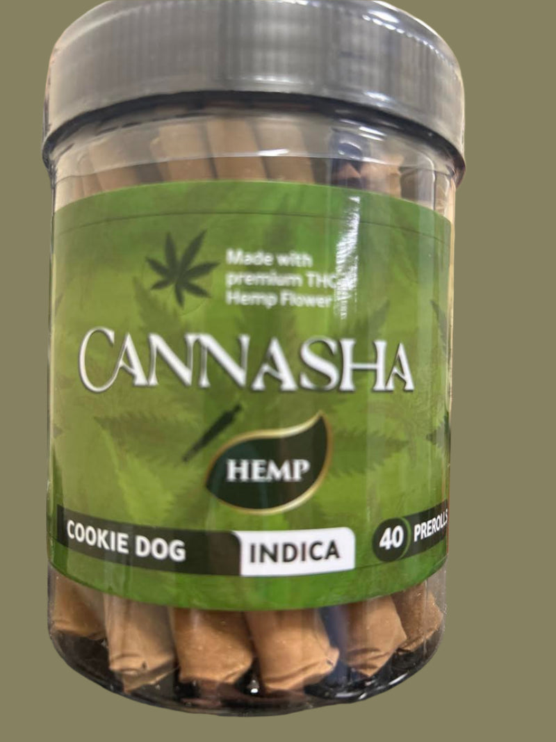 CANNASHA HEMP THC-A PRE ROLL 40CT JARS