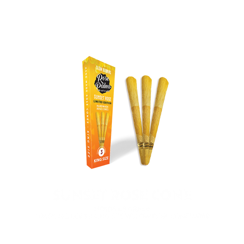 3 Rose Petals and Palm Leaf King Size / Blunts Wraps