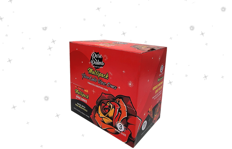 ROSE PALMS MULTIPACK MIX COLORED NATURAL ROSE CONES