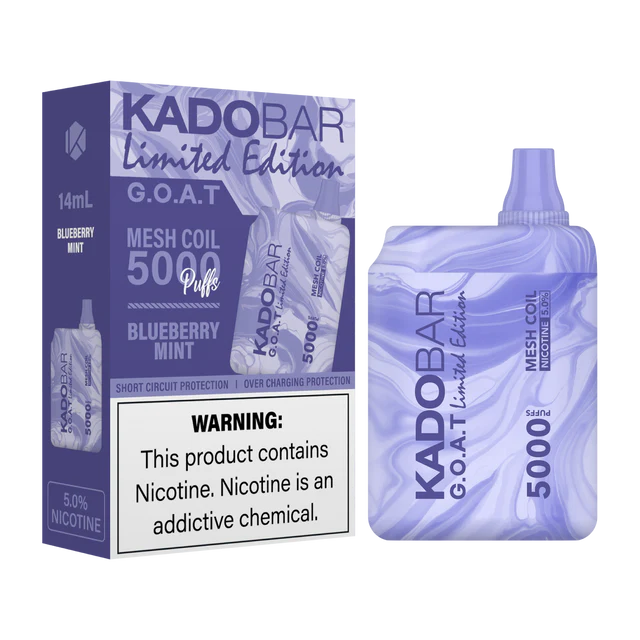 Kado Bar Limited Edition GOAT Series 5000 Puff 14mL Disposable Smart Warehouse Inc. Kado Bar Limited Edition GOAT Series 5000 Puff 14mL Disposable Smart Warehouse Inc.
