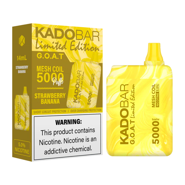 Kado Bar Limited Edition GOAT Series 5000 Puff 14mL Disposable Smart Warehouse Inc. Kado Bar Limited Edition GOAT Series 5000 Puff 14mL Disposable Smart Warehouse Inc.