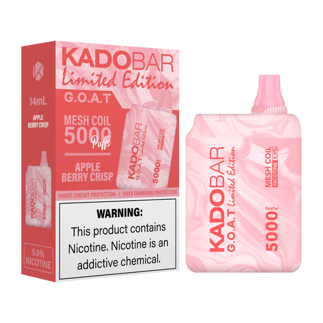 Kado Bar Limited Edition GOAT Series 5000 Puff 14mL Disposable Smart Warehouse Inc. Kado Bar Limited Edition GOAT Series 5000 Puff 14mL Disposable Smart Warehouse Inc.
