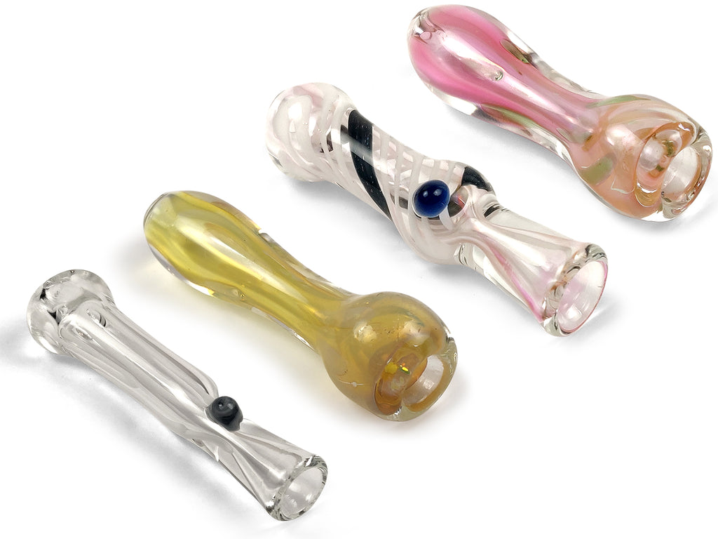 Handblown Glass One-Hitter 3″ Hand Pipes