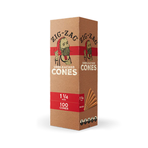 ZIG - ZAG UNBLEACHED CONES Mini Bulk Unbleached Cones 1 1/4 - 100 Count