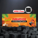 PARADISE COCONUT COALS JUMBO | 10KG BULK BOX