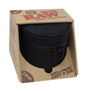 RAW SMELLPROOF COZY & JAR - 10OZ