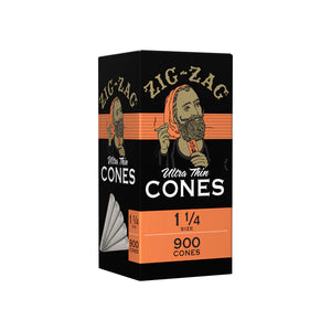 ZIG-ZAG 1 1-4 SIZE  ULTRA THIN PAPER CONES 900