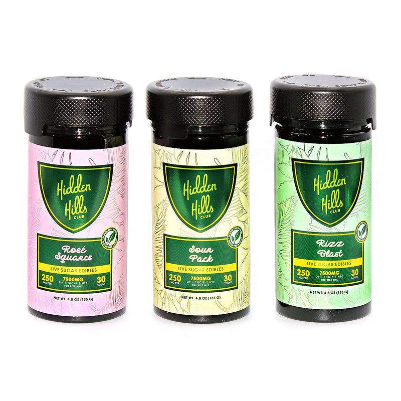 HIDDEN HILLS : Live Sugar Gummies | 7500mg