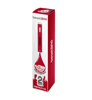 HHC-O:BEASTBAR HHC-O 6 PACK 2G PLATINUM COOKIE HYBRID