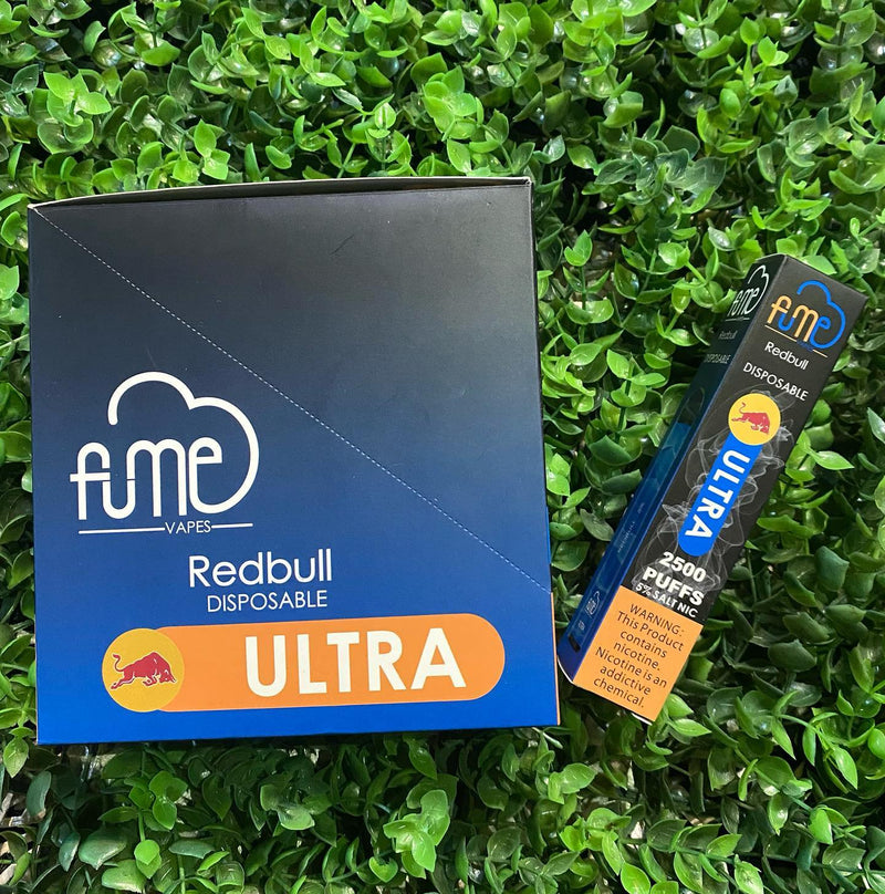 DISPOSABLE VAPES:FUME ULTRA 2500 REDBULL
