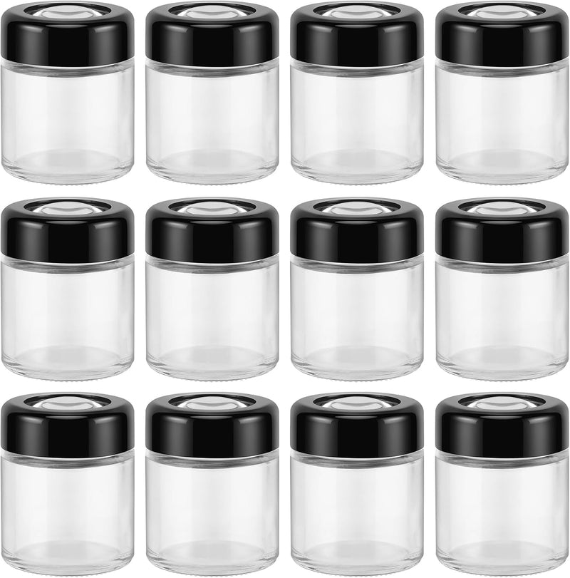 BANGER BROS GLASS CONCENTRATE JAR WITH MAGNIFIER LID 12 PCS PER DISPLAY BOX