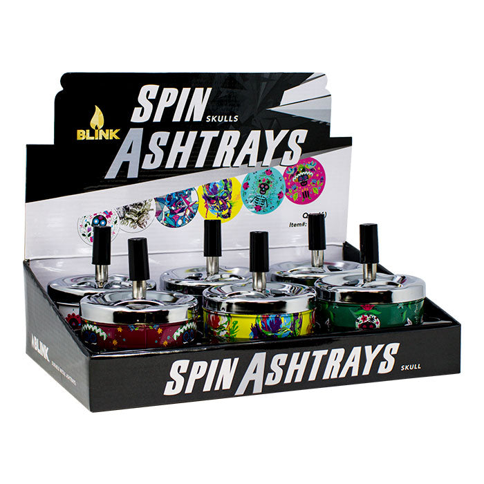 Blink Spin Away Ashtrays - Various Designs