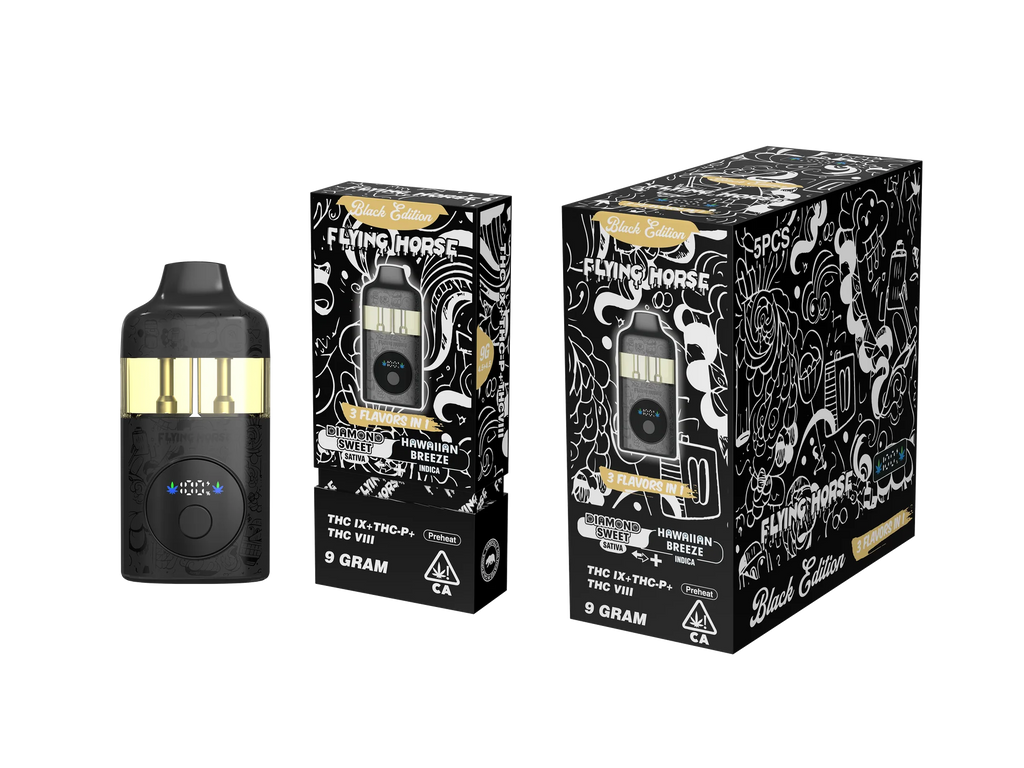 Flying Horse 3 in 1 THC-A + THC-P 9g Disposable Vape Smart Warehouse Inc. Flying Horse 3 in 1 THC-A + THC-P 9g Disposable Vape Smart Warehouse Inc.