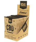 Kore CBD Gummies with No THC 12pack Display