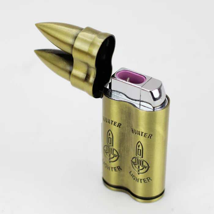 Click It  Two Bullet Double Torch Lighter [GH-10865]