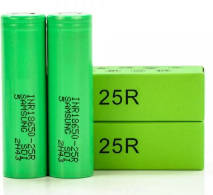 INR18650-25R 20A 3.7V GREEN