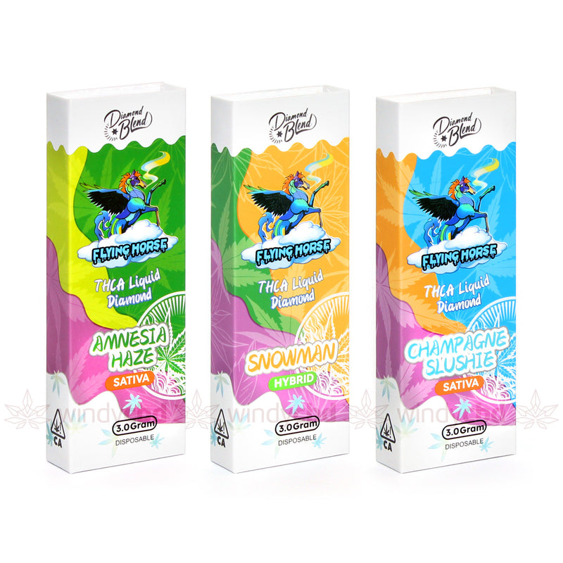 Flying Horse THCa Liquid Diamond Disposable 3g