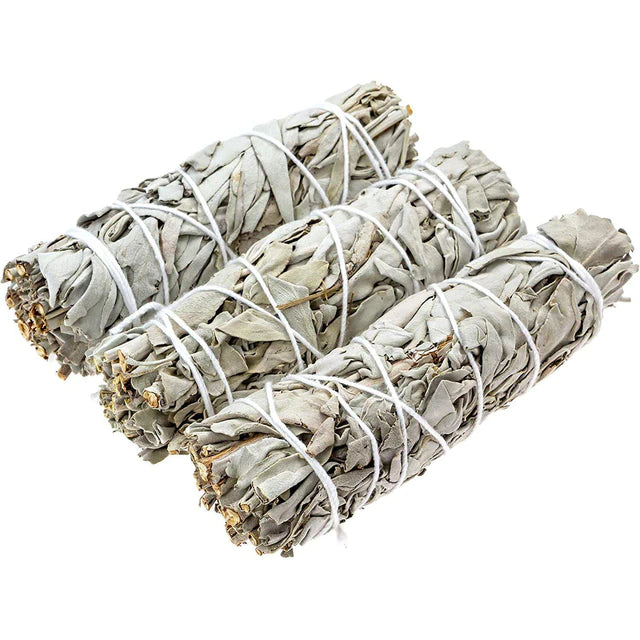 4" California White Sage Smudge Stick