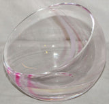 GLASS BOWL WITH MOON DESIGN