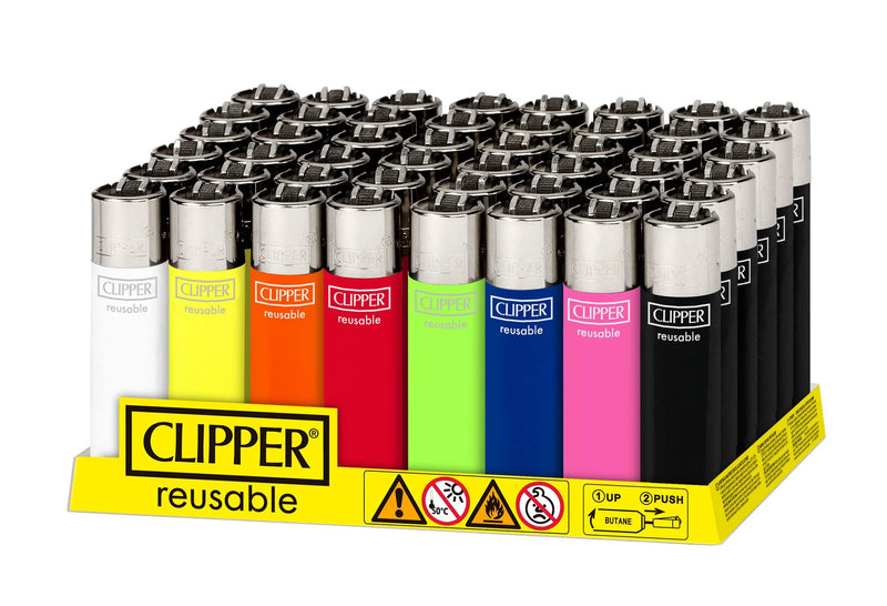 CLIPPER:CLIPPER CLASSIC POCKET LIGHTER ASSORTED COLORS