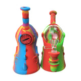 SILICONE 7 INCH GID ONE EYED MONSTER WATER PIPE