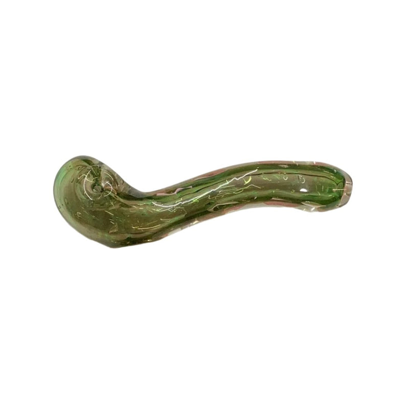 4" Curved Glass Sherlock Pipe