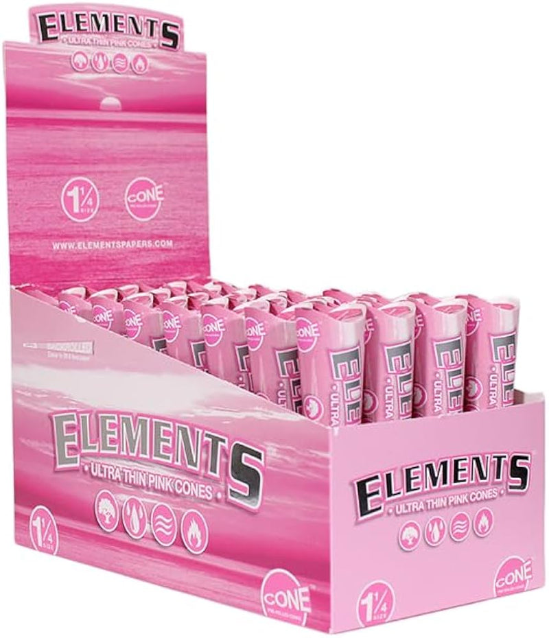 Elements Cones 32 Pack Size 1 1/4 Now in Pink