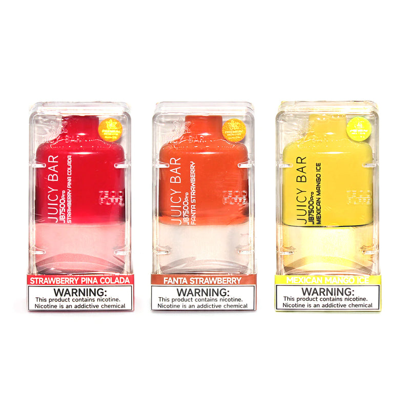 JUICY BAR PRO EDITION 5% NIC DISPOSABLE DEVICE 7500 PUFFS 17ML