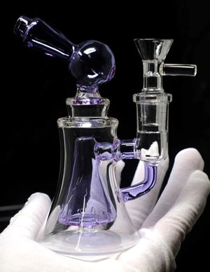 MINI GLASS WATER PIPE 5"