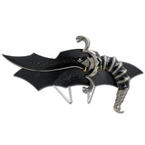 Snake Eye Scorpion (Cobra) Fantasy-Hunting Knife With Wooden Display Stand